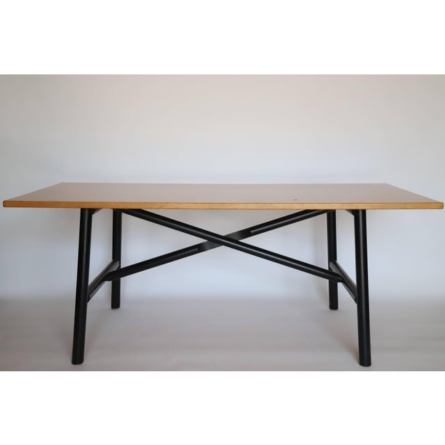 Danish Cabinetmaker Table Desk For Sale - Image 10 of 10