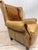 Vintage Leather Hotel Wingback Lounge Armchair, 1980 For Sale - Image 3 of 18