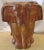 1970s Vintage Matched Pair of Carved Wood Elephant Stools / Tables, Circa 1970s For Sale - Image 5 of 10