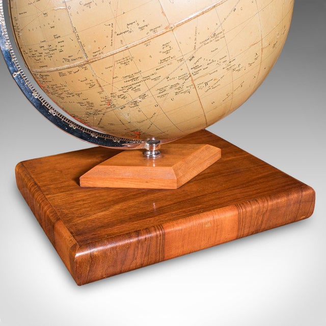 Vintage Table Globe & Atlas, English, World Map, Philips Challenge, Mid Century For Sale - Image 10 of 12
