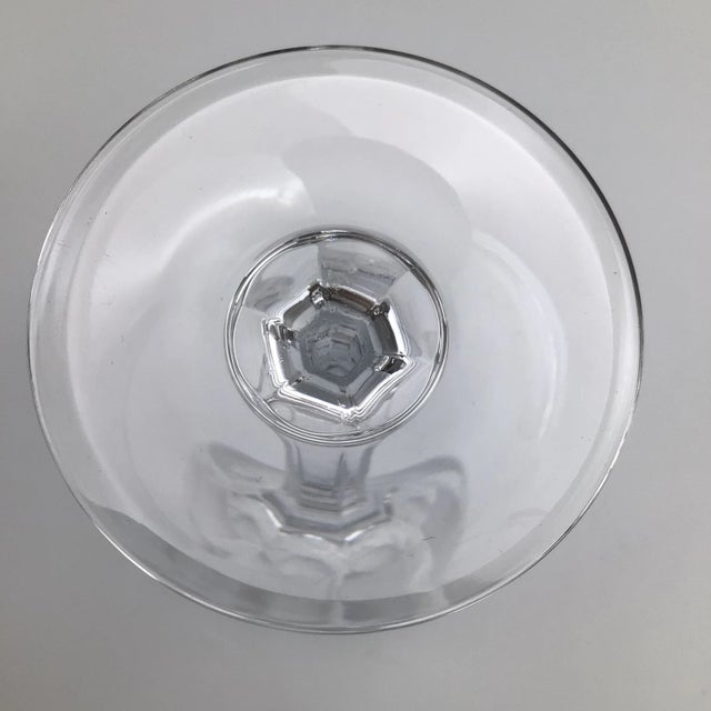 Glass Vintage Mikasa Olympus Crystal Wine Glass For Sale - Image 7 of 12