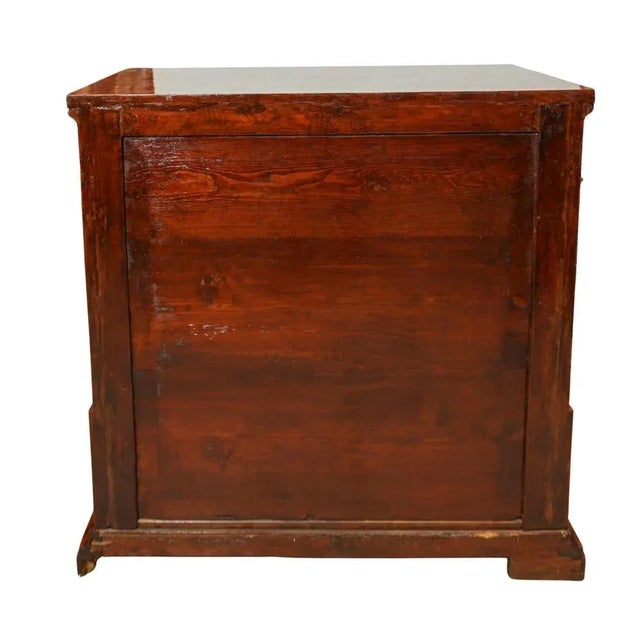 Late 19th Century Biedermeier Chest of Drawers Walnut and Mother-of-Pearl For Sale - Image 9 of 10
