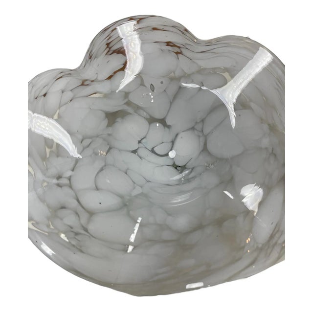 Vintage Cloud Ruffle Bowl For Sale - Image 4 of 4