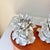 Late 20th Century Late 20th Century Italian Porcelain Lotus Flowers: A Pair For Sale - Image 5 of 9