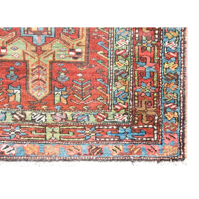 Persian Early 20th Century Heriz Runner For Sale - Image 3 of 15