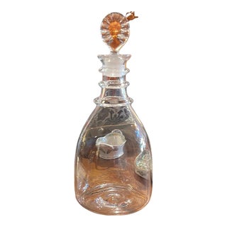 Early 20th Century Blenko Williamsburg Decanter For Sale