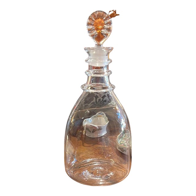 Early 20th Century Blenko Williamsburg Decanter For Sale