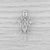 0.12ctw Diamond Filigree Ornate Pendant 18k White Gold Fring Drop For Sale - Image 4 of 5