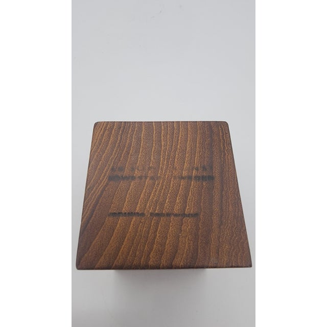 Wood 1960s Vintage Scandinavian Teak Candle Holder with Sculptural Design For Sale - Image 7 of 8