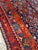 Gemstone 1970s Indigo Persian Sarab Diamond Lattice Runner Rug - 3'10" X 11'9" For Sale - Image 7 of 10