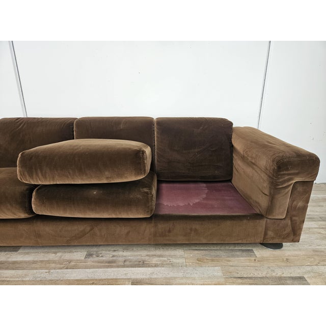 D120 Three-Seater Sofa by Valeria Borsani and Alfredo Bonetti for Tecno, 1966 For Sale - Image 11 of 15