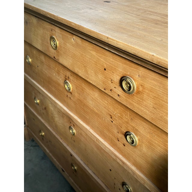 Traditional French Chest of Drawers in Cherry Wood For Sale - Image 3 of 6