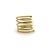 1990s Gurhan 22k Gold Diamond Spiral Coil Ring From Rain Collection, Size 7 For Sale - Image 4 of 10