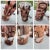 Set of Five Vintage Carved Tiki Bar Stools With Footrests For Sale - Image 10 of 12