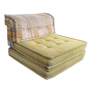 Mahjong Lounge Chair in Yellow and Mustard by Kenzo for Roche Bobois For Sale