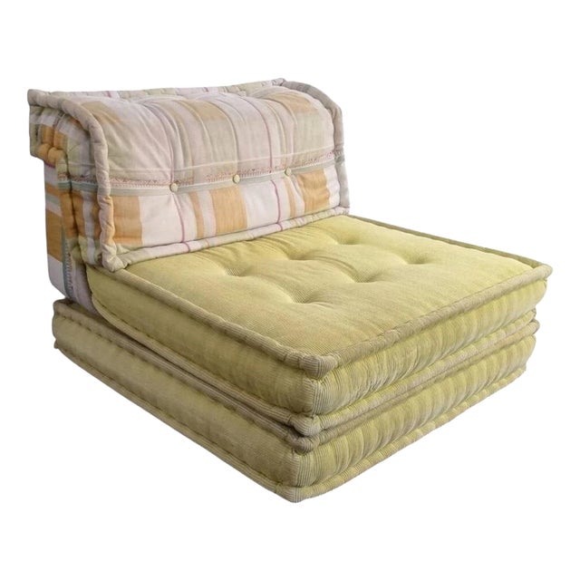 Mahjong Lounge Chair in Yellow and Mustard by Kenzo for Roche Bobois For Sale