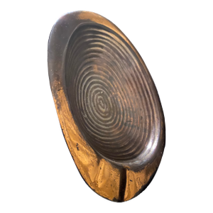 Ben Seibel Brass Ashtray / Ribbed Bowl for Jenfred-Ware Raymor, Usa, c.1950