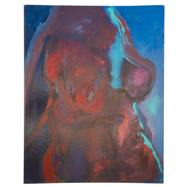 Lady in Red and Blue* Virginia Cohn Parkum, c. 1980s In Lady in Red and Blue, Virginia Cohn Parkum presents the human...
