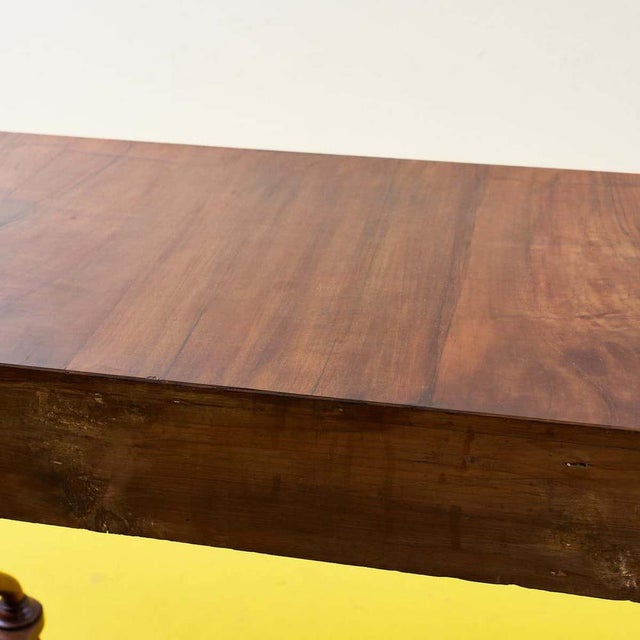 Antique Walnut Console Table, 1800s For Sale - Image 9 of 10