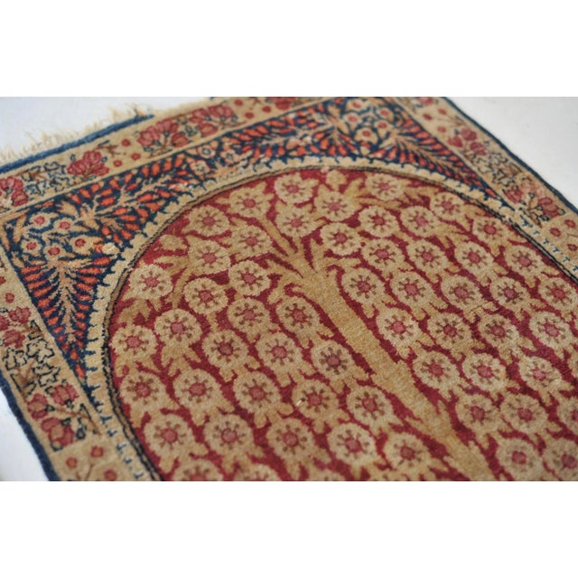 Textile 1930s Weeping Willow Tree of Life Rug Mats - A Pair, 1.9 x 2.6 For Sale - Image 7 of 11