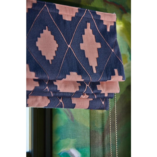 Contemporary Harlequin Garden Terrace Fabric in Ruby/Rose For Sale - Image 3 of 3