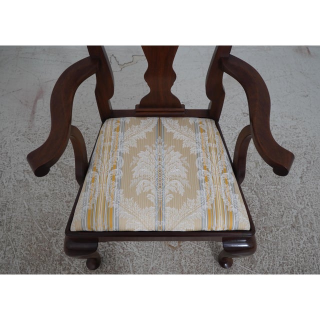 Set of 8 Henkel Harris Mahogany Dining Chairs For Sale In Philadelphia - Image 6 of 12