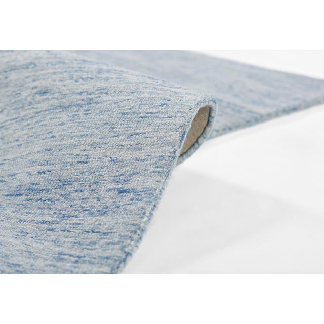 Textile Momeni James Light Blue Hand Tufted Area Rug 8' X 10' For Sale - Image 7 of 9