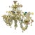 Murano Glass Chandelier in the style of Rezzonico, 1940s For Sale - Image 3 of 8