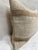 Turkish Hemp Pillow Cushion Natural Brown Beige Pillow Cushion Cover 16" x 24" For Sale - Image 4 of 4
