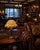In excellent condition, a beautifully crafted antique Tiffany-style table lamp shade (shade only, needs wiring). The shade...