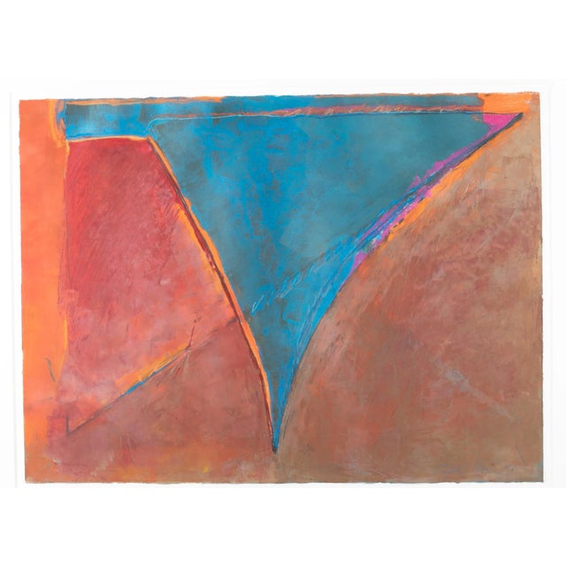 Elizabeth DaCosta Ahern (1938-2020) Ahern, Elizabeth (American, b.1955). "Untitled". 1980. Oil on Paper. Hand signed with...