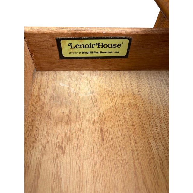Mid 20th Century Broyhill Lenoir House Rectangular End Table With Ball-and-Claw Feet For Sale - Image 10 of 10