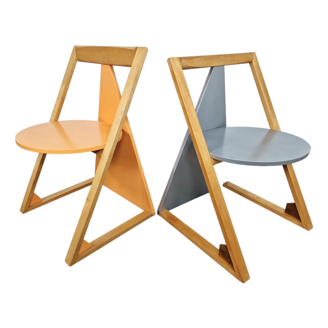 Postmodern Chairs, 1980s, Set of 2 For Sale