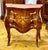 French Refined French Bombe Commode – Three-Drawer Chest With Ornate Marble-Capped Design For Sale - Image 3 of 3