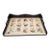 1920 Botanical Wood Butler Serving Tray Large Floral English Country Decor For Sale