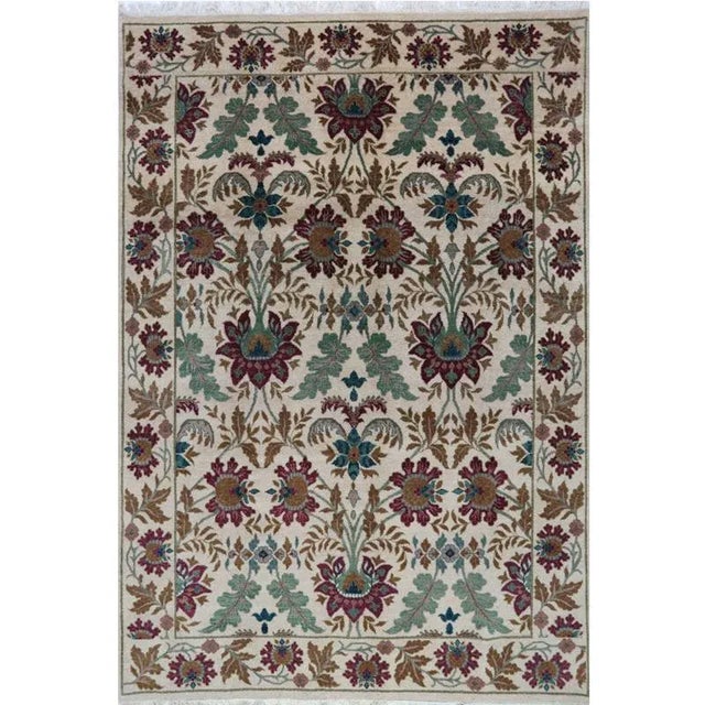Handwoven Spanish Style Area Rug 6'0" X 8'8" For Sale - Image 11 of 11