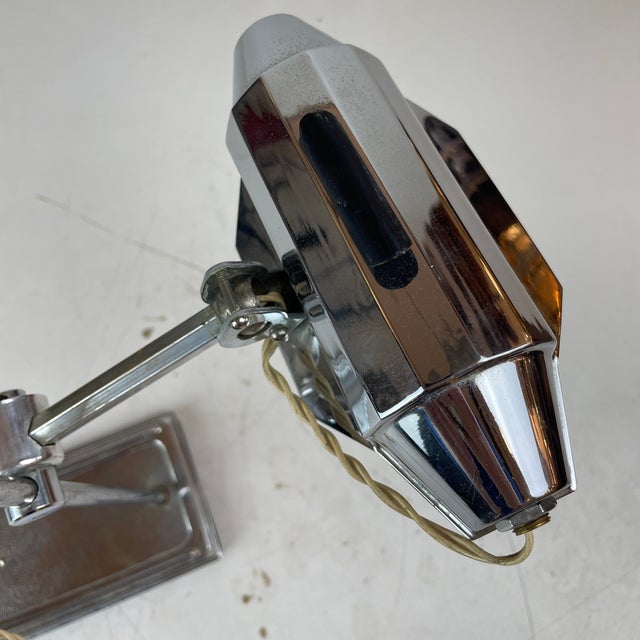 Dactyl, Art-Deco Desk Lamp by Jean Chavanis for Pirouett, France, 1940s For Sale - Image 14 of 18