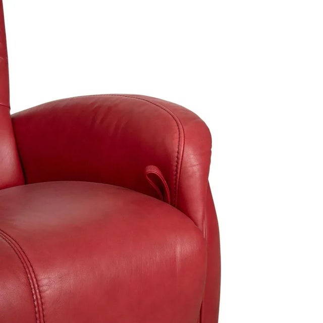 Animal Skin Cumuly 2-Seater Sofa in Red Leather from Himolla For Sale - Image 7 of 15