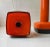 Danish Orange Plastic Ceiling Lamps by Bent Karlby for A. Schroder Kemi, 1970s, Set of 2 For Sale - Image 10 of 11
