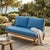The Rishon Love Seat offers a softer take on modern luxury, pairing our sculptural teak frame with a plush, traditionally...