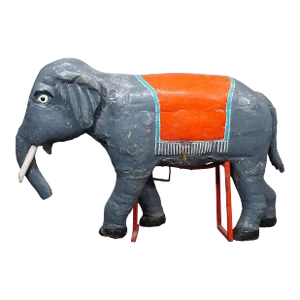 Rare Antique Children Carousel Elefant, Germany Early 20th Century