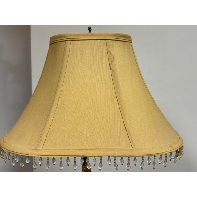 Chinoiserie Porcelain Figural Table Lamp, Vintage For Sale - Image 9 of 12