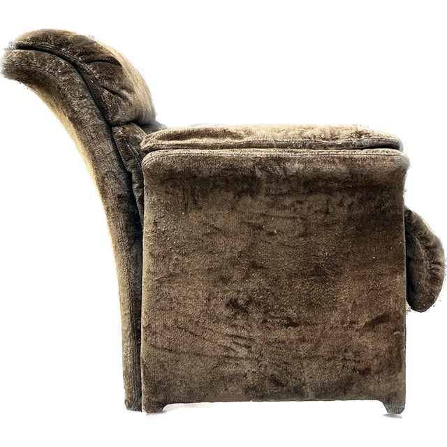 Italian Postmodern Lounge Chair From Saporiti, 1970s For Sale - Image 9 of 10