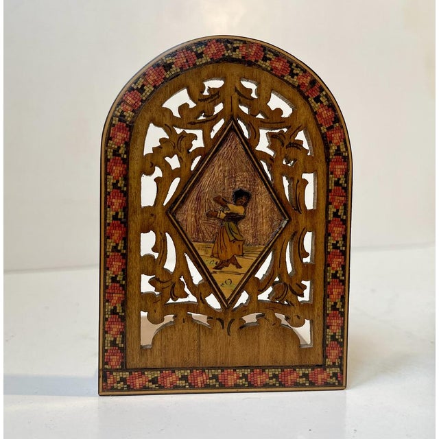 Vintage Italian Bookend in Walnut, 1920s For Sale - Image 9 of 9