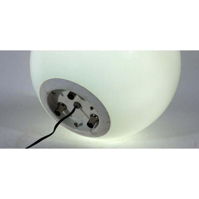 Paul Mayen 1960s Lunar Glow: Midcentury Modern Glass Orb Lamp by Paul Mayen for Habitat For Sale - Image 4 of 7