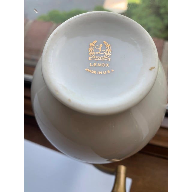 Lenox Vintage 1960s Lenox Floral Bud Vase For Sale - Image 4 of 6