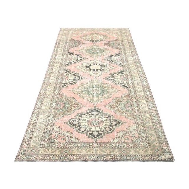 1960s Turkish Oushak Rug For Sale In Los Angeles - Image 6 of 7