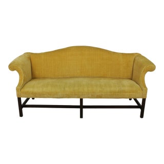 Chippendale 18th C. Custom Made Camelback Sofa For Sale