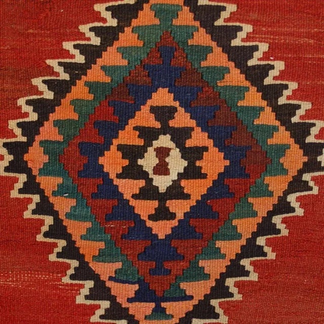 Tribal Early 20th Century Persian Kilim Runner For Sale - Image 3 of 6