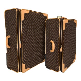 Vintage Ralph Lauren “Lauren” Monograph Suitcase - a Pair For Sale